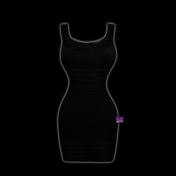 Christian Dior John Galliano Y2K Coquette Black Knit Lace layered Mini Dress - Picture 16 of 16